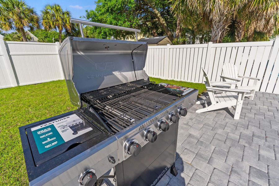 Exterior details and patio area of a home in , Surfside Beach (Image 28).