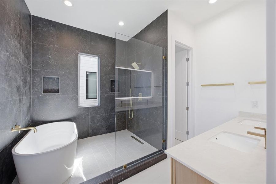 Furnished interior view inside a new home in , Dallas (Image 7).