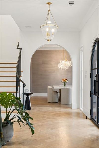 Furnished interior view inside a new home in , Dallas (Image 16).