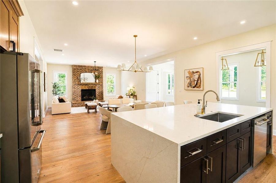 Furnished interior view inside a new home in , Dacula (Image 13).