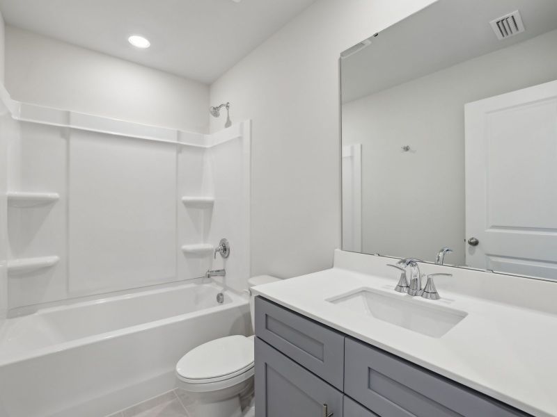 Furnished interior view inside a new home in Nelson's Creek, Mocksville (Image 7).
