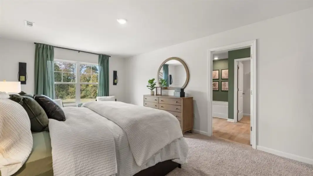 Furnished interior view inside a new home in Oconee Overlook Townhomes, Gainesville (Image 4).