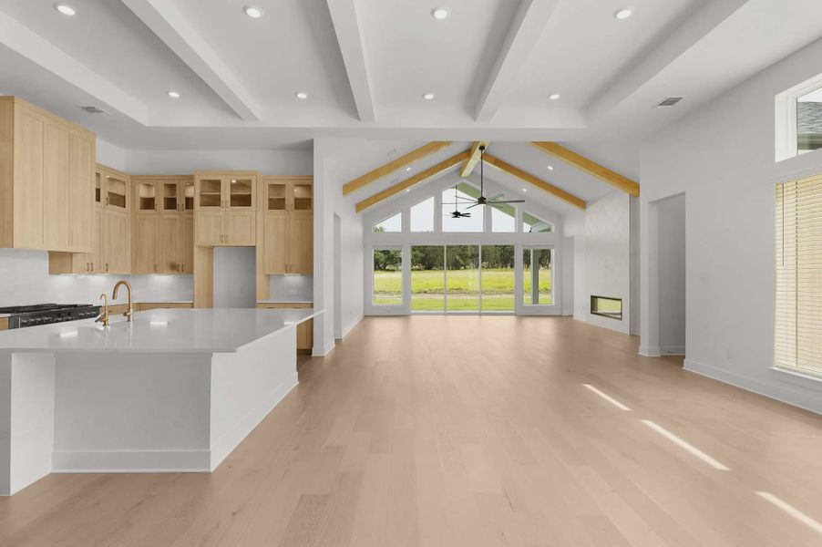 Representative furnished interior of a home built from the Franklin by Chesmar Homes in Feathergrass, Fulshear (Image 30).
