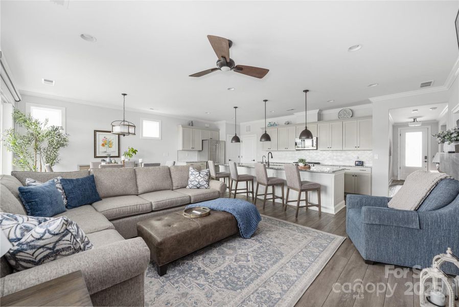 Furnished interior view inside a new home in , Denver (Image 17).