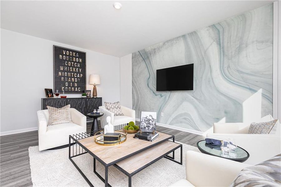 Furnished interior view inside a new home in , Lawrenceville (Image 6).