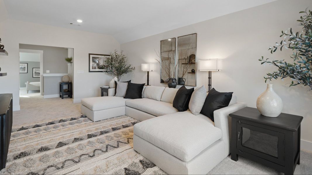 Representative furnished interior of a home built from the Cooper 3 by DRB Homes in Foxbank, Gray Court (Image 15). Representative furnished interior of a home built from the Cooper 3 by DRB Homes in Foxbank, Gray Court (Image 15).