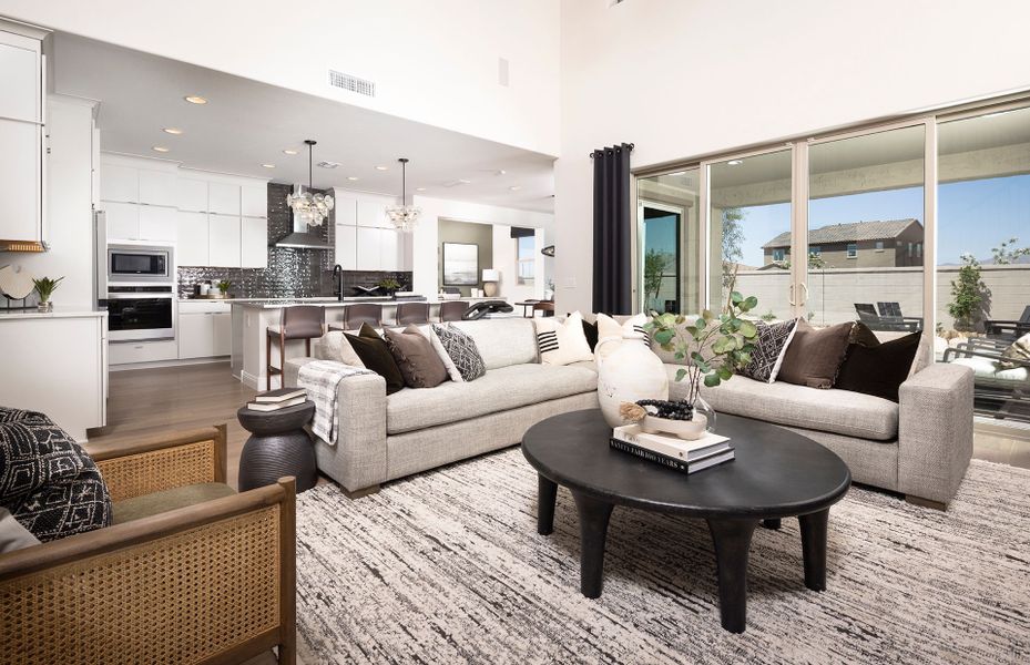 Furnished interior view inside a new home in Allen Ranches, Litchfield Park (Image 9).
