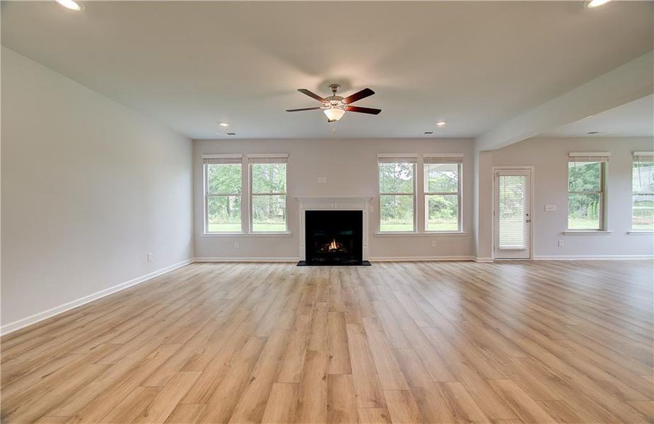 Spacious, unfurnished interior of a new home in Cambria at Traditions, Hampton (Image 25).