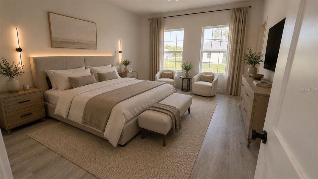 Furnished interior view inside a new home in , Ocala (Image 9).