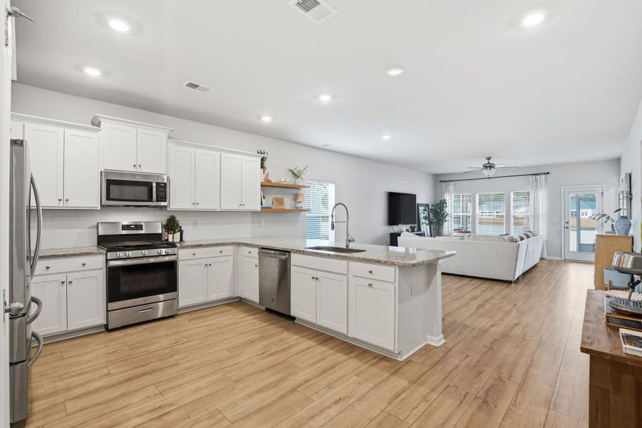 Furnished interior view inside a new home in , Myrtle Beach (Image 11). Furnished interior view inside a new home in , Myrtle Beach (Image 11).