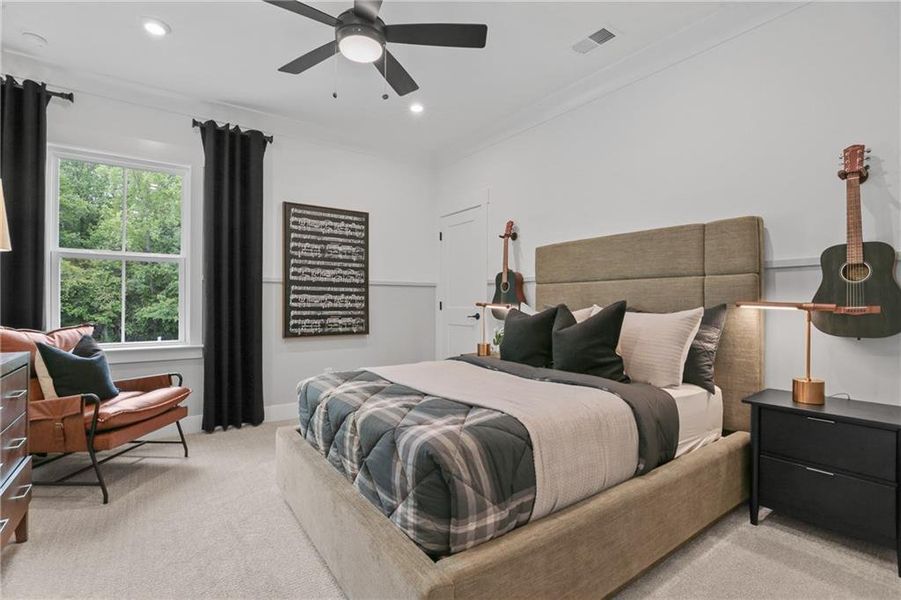 Furnished interior view inside a new home in Silverwood, Cumming (Image 10).