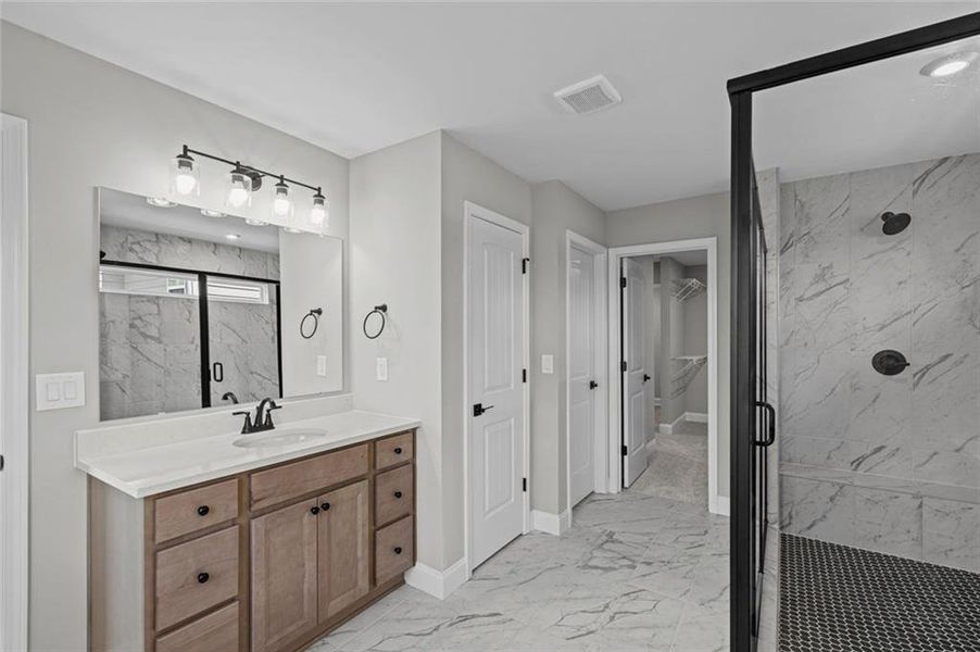 Furnished interior view inside a new home in Twin Lakes, Hoschton (Image 9).