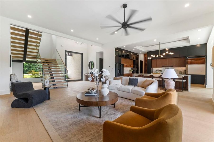 Furnished interior view inside a new home in , McDonough (Image 16).
