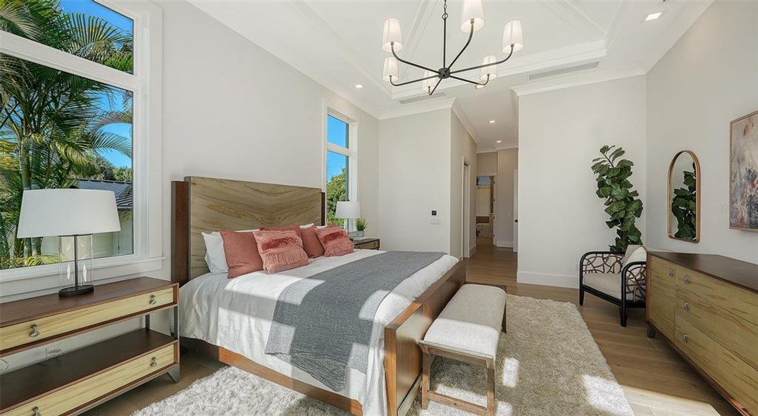 Furnished interior view inside a new home in , Sarasota (Image 12).