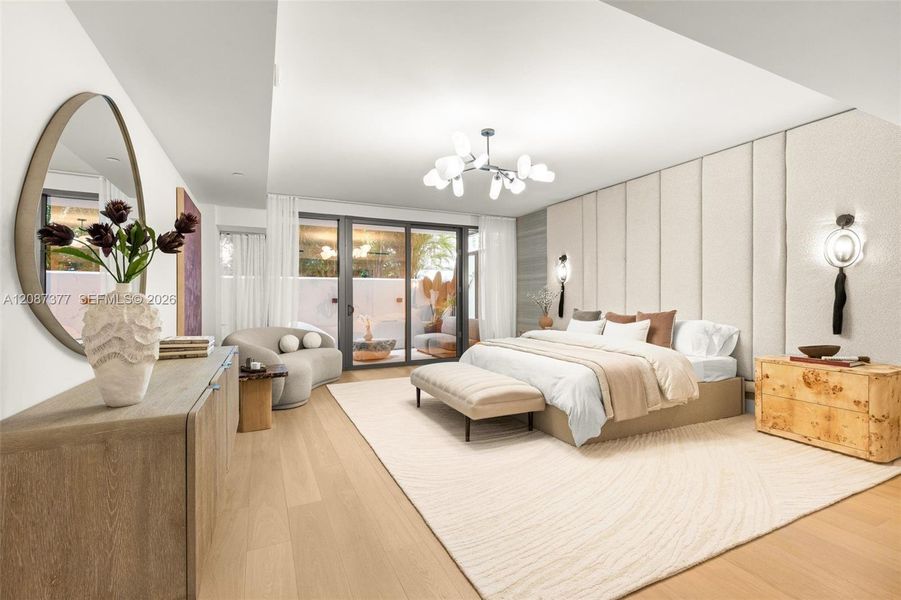 Furnished interior view inside a new home in , Bay Harbor Islands (Image 12).