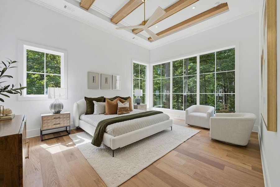 Furnished interior view inside a new home in , Atlanta (Image 7).