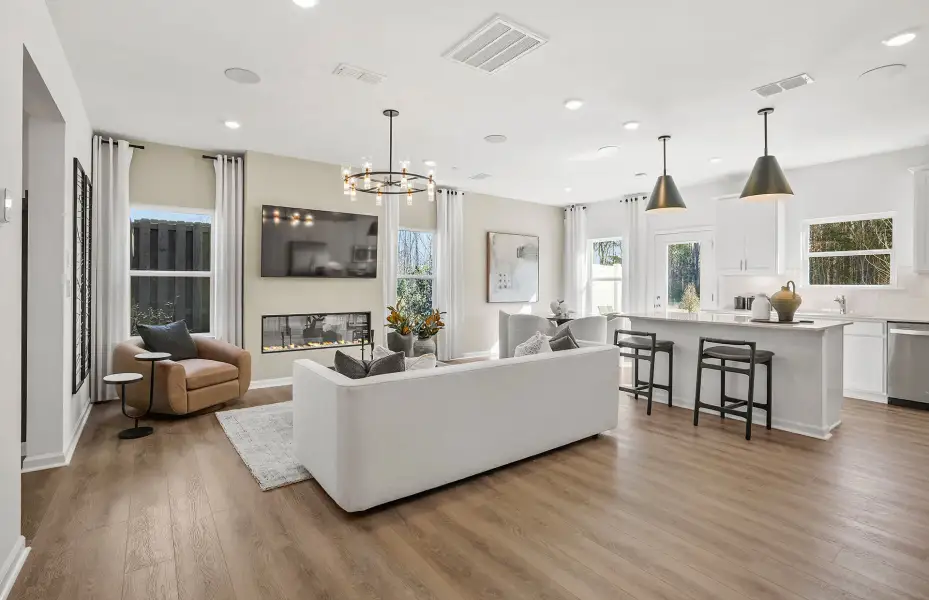 Furnished interior view inside a new home in Mallard Park, Charlotte (Image 33).