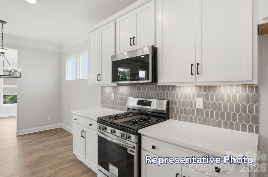 Furnished interior view inside a new home in Enclave at Riverdale, Huntersville (Image 14).