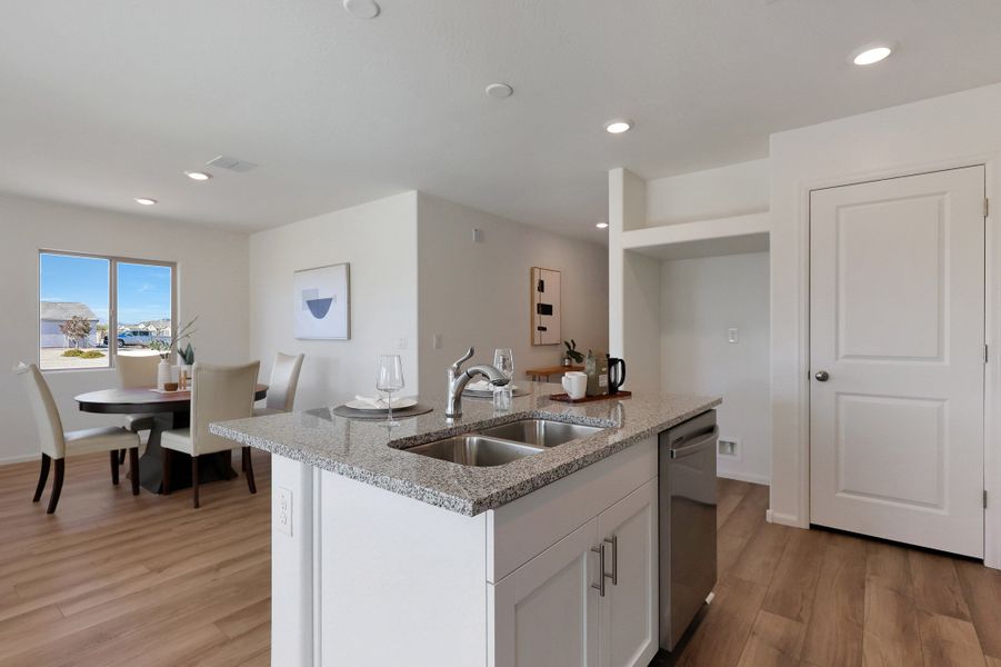 Furnished interior view inside a new home in Cross Creek Ranch, Coolidge (Image 8).