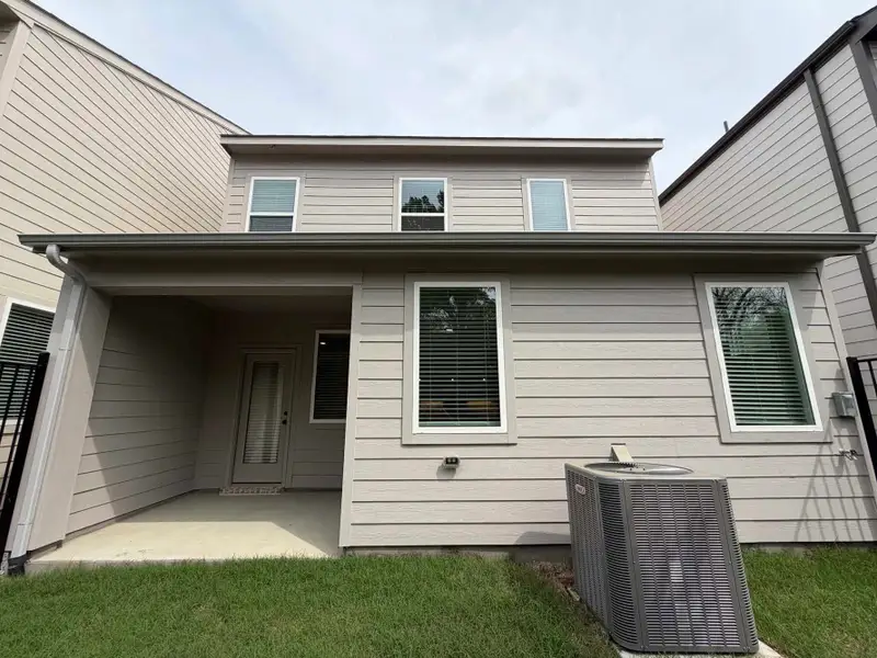 Rear Exterior Design Construction Progress