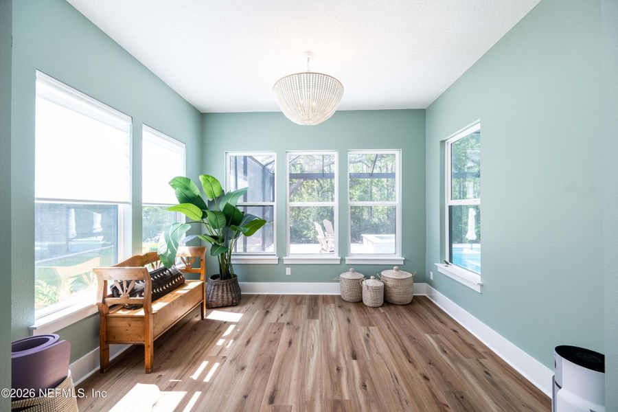 Furnished interior view inside a new home in , St. Johns (Image 17).