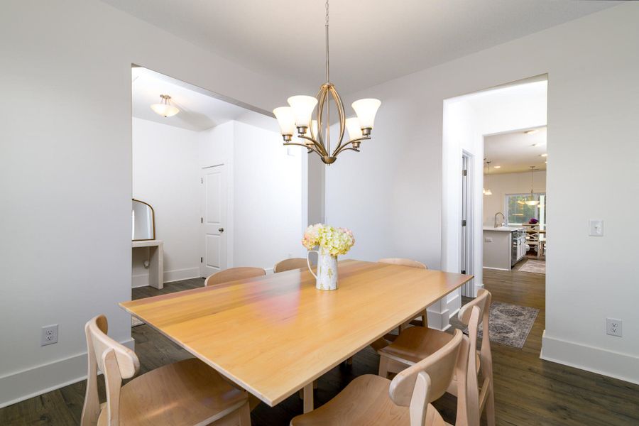 Furnished interior view inside a new home in , Summerville (Image 6).
