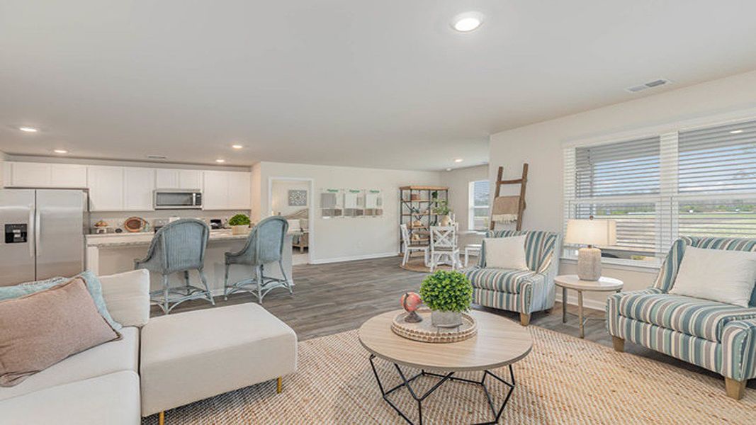 Furnished interior view inside a new home in Cottonwood Place, Tabor City (Image 26). Furnished interior view inside a new home in Cottonwood Place, Tabor City (Image 26).