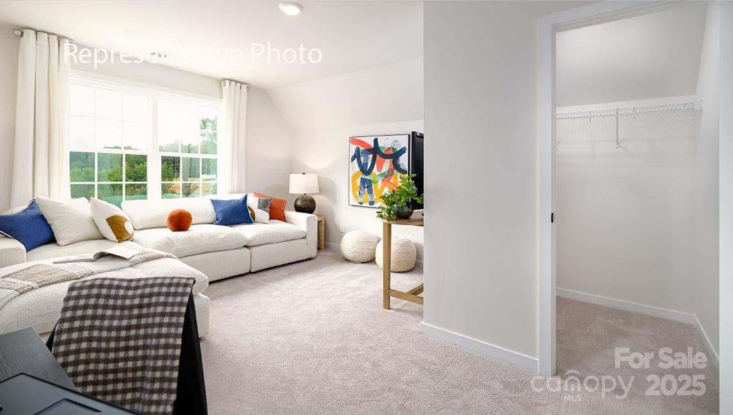 Furnished interior view inside a new home in Sanctuary at Southgate, Indian Trail (Image 16).