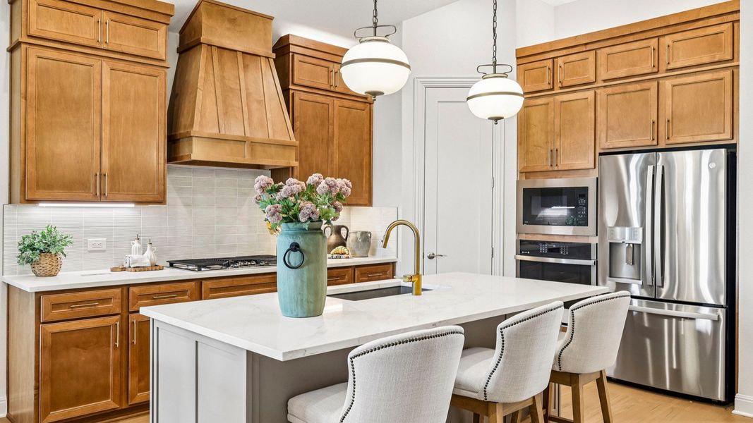 Representative furnished interior of a home built from the Oleander by DRB Homes in Oaks at San Gabriel, Georgetown (Image 15).