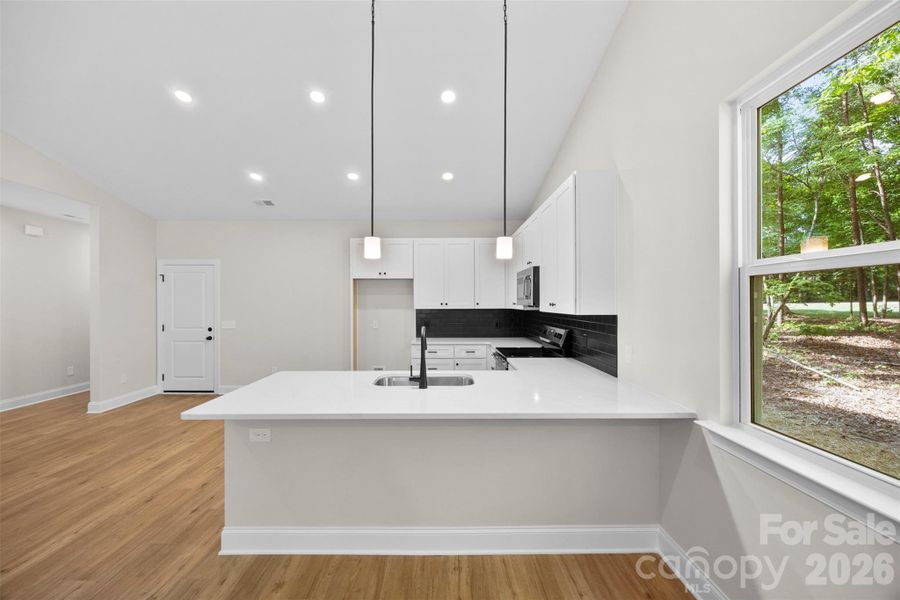 Furnished interior view inside a new home in , Statesville (Image 15).