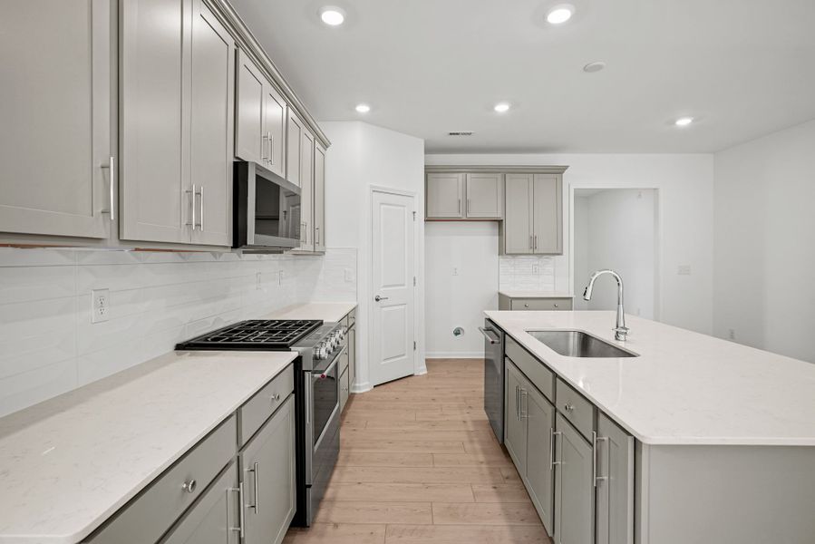 Furnished interior view inside a new home in Michaux Gardens, Belmont (Image 11).