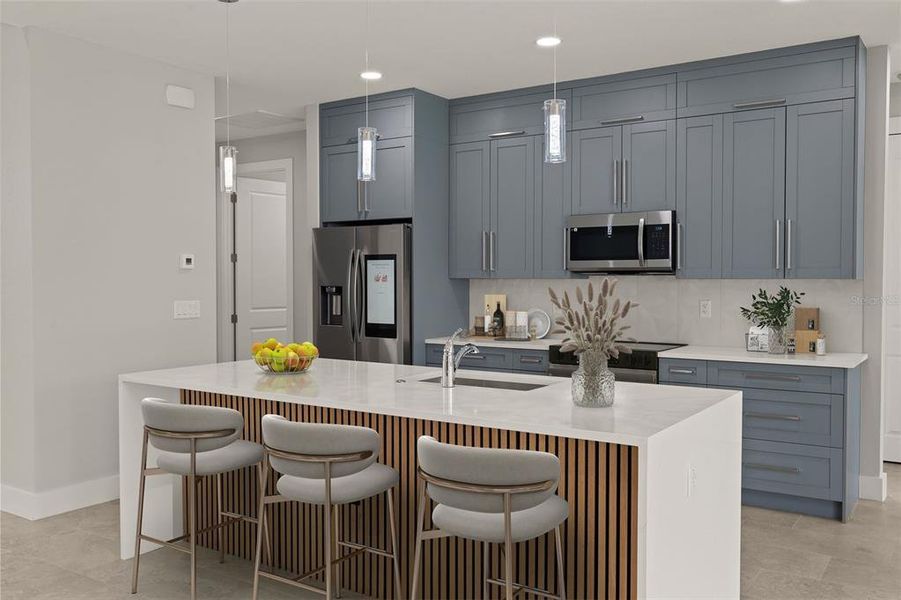 Furnished interior view inside a new home in , Cape Coral (Image 16).