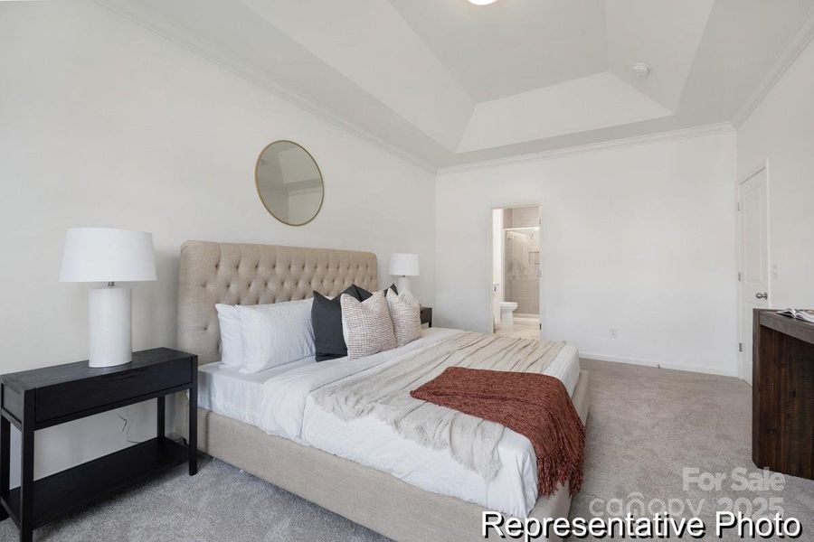 Furnished interior view inside a new home in Whispering Hills, Locust (Image 7).