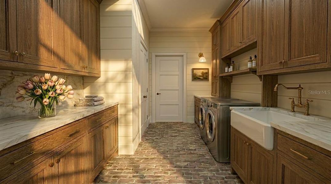 Furnished interior view inside a new home in , Parrish (Image 7).