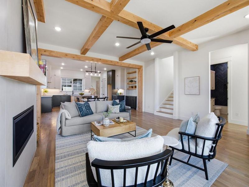 Furnished interior view inside a new home in , Midlothian (Image 18). Furnished interior view inside a new home in , Midlothian (Image 18).