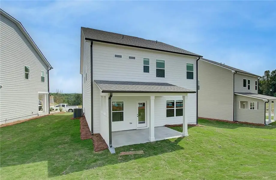 Exterior details and patio area of a home in Crofton Place Enclave, Snellville (Image 3).