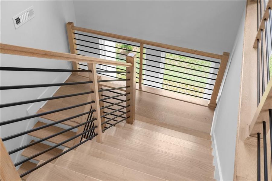 Furnished interior view inside a new home in , Atlanta (Image 39).