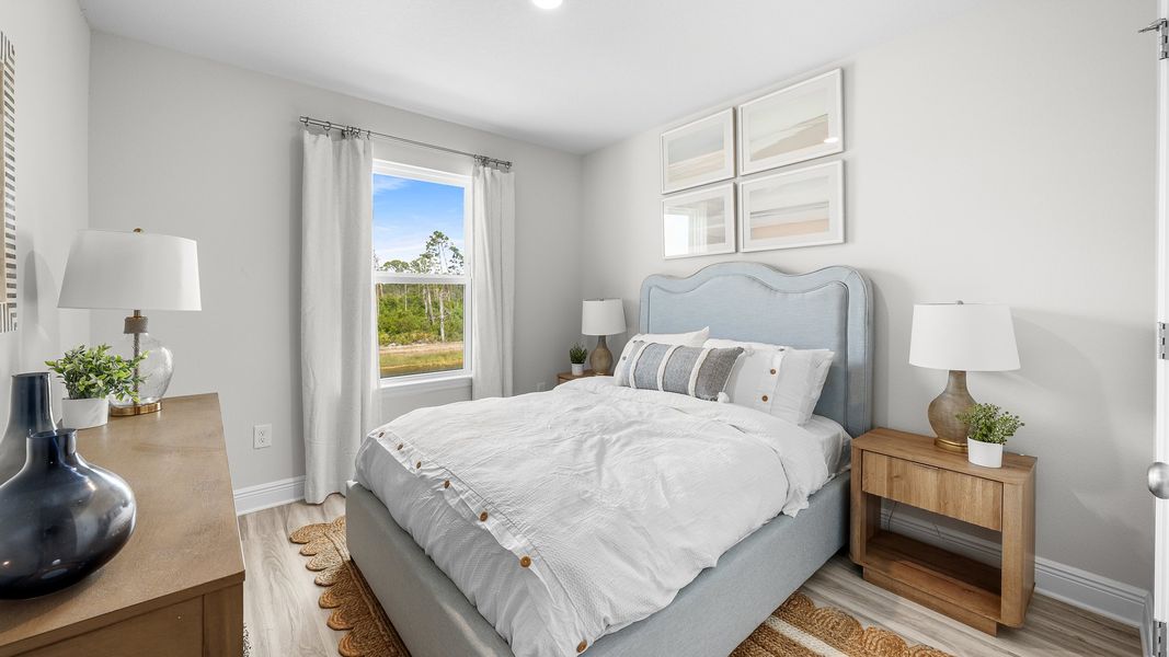 Furnished interior view inside a new home in WindMark Beach, Port Saint Joe (Image 23).