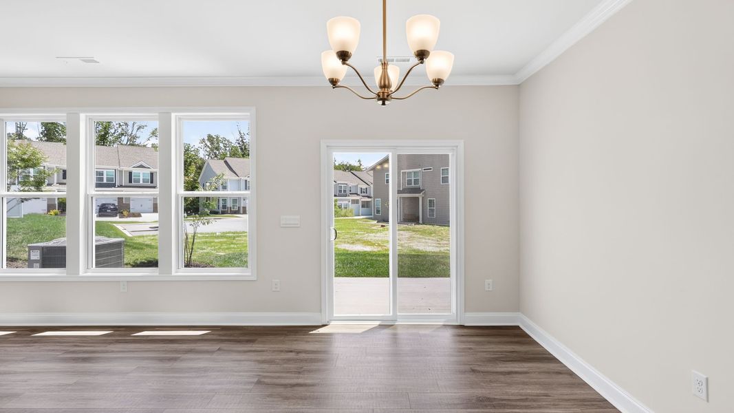 Spacious, unfurnished interior of a new home in The Townes at Stonecrest, Hendersonville (Image 15).