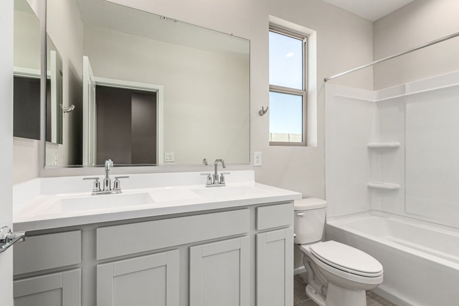 Furnished interior view inside a new home in Elara at Moonlight, Maricopa (Image 6).