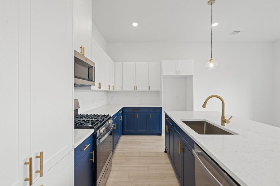 Furnished interior view inside a new home in , Houston (Image 9).