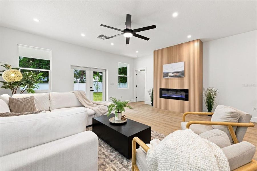 Furnished interior view inside a new home in , Tampa (Image 11).