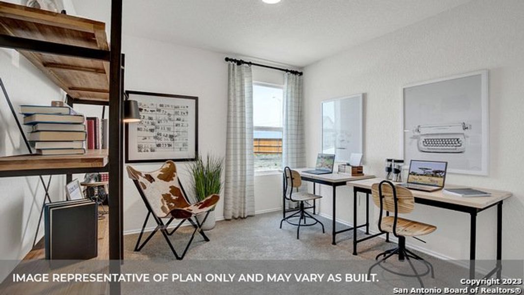 Furnished interior view inside a new home in Navarro Fields, Seguin (Image 6).