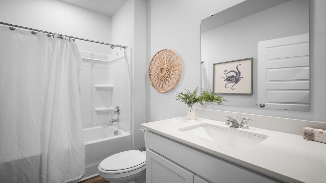 Furnished interior view inside a new home in Fernhill Farms, Statesboro (Image 31).