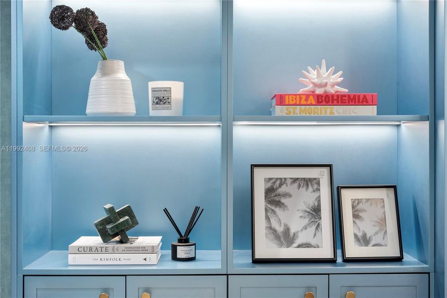 Close-up of interior finishes inside a home in , Bay Harbor Islands (Image 21).