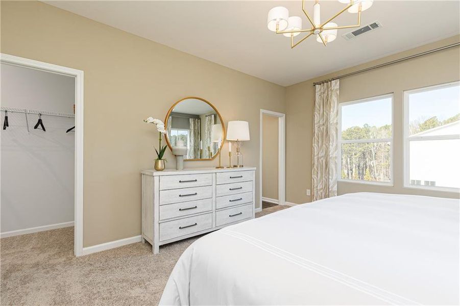 Furnished interior view inside a new home in , Powder Springs (Image 26).