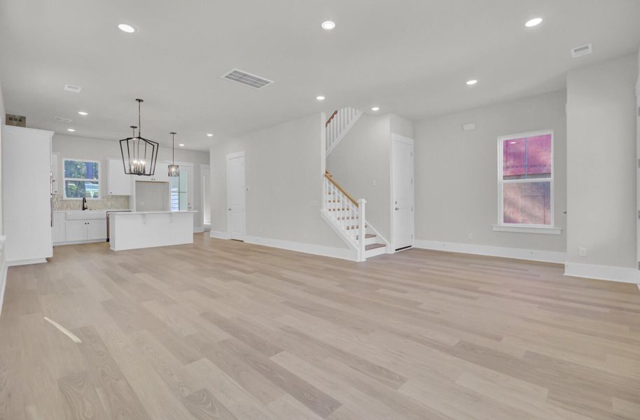 Spacious, unfurnished interior of a new home in Indigo Grove Single Family Homes, Johns Island (Image 21).