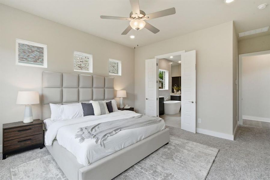 Furnished interior view inside a new home in Walsh, Fort Worth (Image 5). Furnished interior view inside a new home in Walsh, Fort Worth (Image 5).