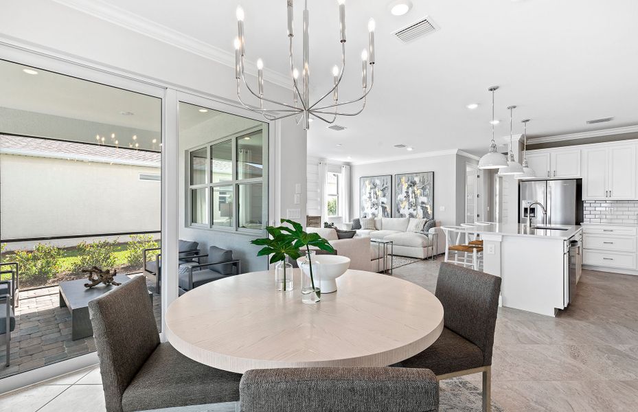 Café off Kitchen with access to the covered lanai