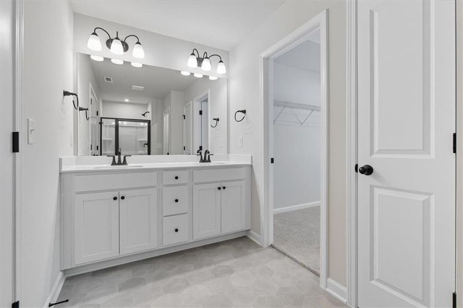 Furnished interior view inside a new home in Meadow Pines, Dallas (Image 8).